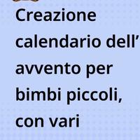 Calendario dell’avvento bimbi piccoli