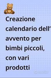 Calendario dell’avvento bimbi piccoli