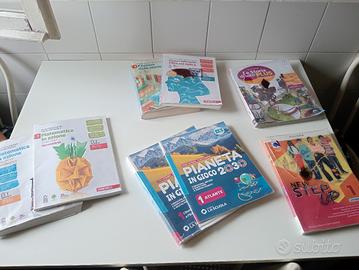 libri 1 media scuola de Amicis Lissone 