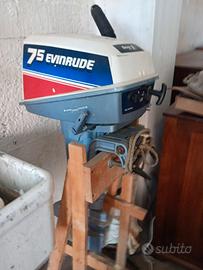 motore fuoribordo barca  evinrude 75 2 tempi