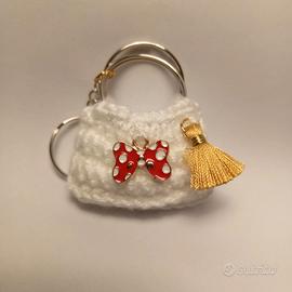ciondoli per borsa all'uncinetto 