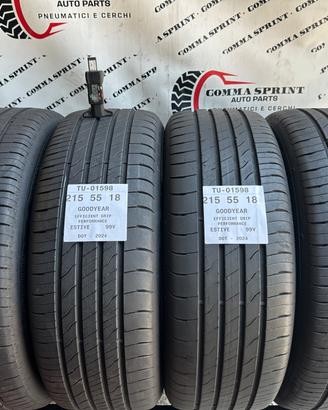 4 PNEUMATICI 215/55 R18 GOODYEAR ESTIVE