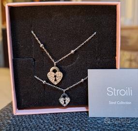 stroili oro set collana e bracciale