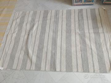 Tappeto pelo corto in cotone, GRIGIO