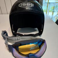 casco + occhiali ( nuovi ) da sci