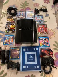 PS3 giochi, cavo hdmi, 3 pad…