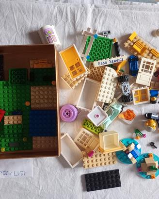 Mattoncini, personaggi, porte, finestre Lego