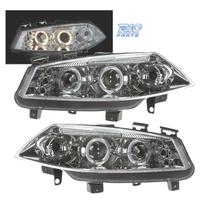 FARI PER RENAULT MEGANE 02-05 ANGEL EYES LED FONDO