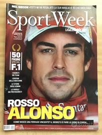 Sportweek 13/3/10 Fernando Alonso + Mel Gibson