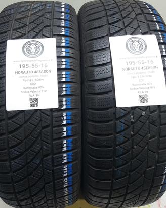 2 GOMME 195 55 16 NORAUTO A70485