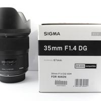 Obiettivo Sigma Art 35mm 1.4 Nikon