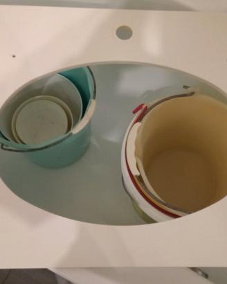 piano corian lavabo sottopiano 73 x 54 x 1