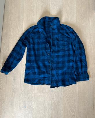 Camicia Flanella UNIQLO quadri blu