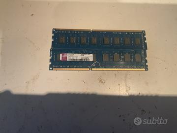 Kit ram 2stick da 2 gb per totale 4 gb - DDR3