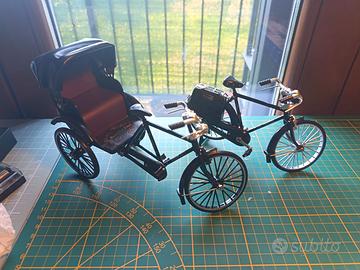 Risciò e Bicicletta Vintage in miniatura