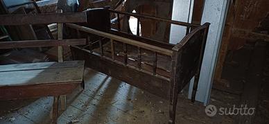 Lettino Culla in legno