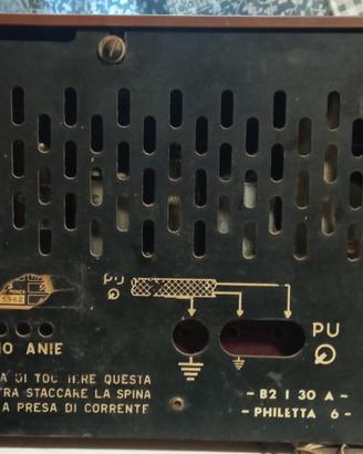 pannello posteriore radio philetta