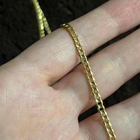 Collana in oro 18 kt (750) catena groumette