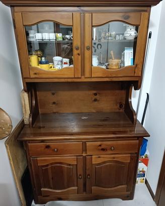 credenza in legno arte povera 