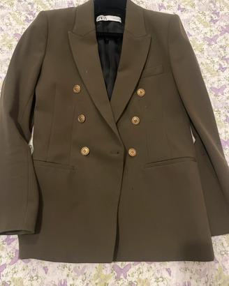 Giacca Zara taglia M verde scuro