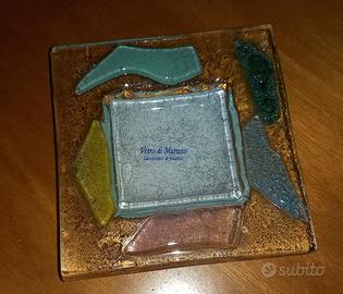 PIATTINO VETRO MURANO E ALTRI OGGETTINI IN VETRO