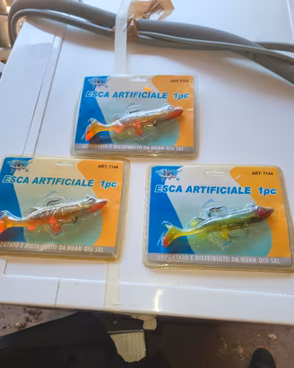 3 esche nuove per la pesca