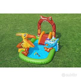 Piscina gonfiabile parco giochi dinosauri