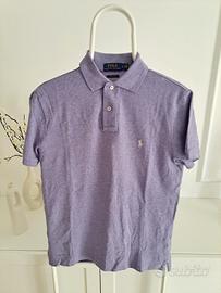 Maglietta polo da uomo Ralph Lauren lilla