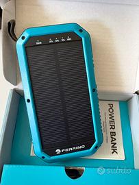 Power Bank Solare Ferrino Wireless Charge 10000mAh
