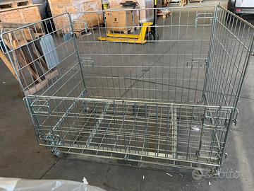 Gabbie metalliche pieghevoli 60x120