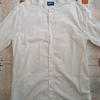 camicia Gas bianca colletto coreano leggera XL
