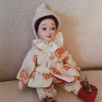 Pinocchio bambola vintage in ceramica