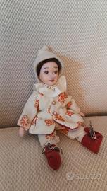 Pinocchio bambola vintage in ceramica