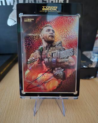 Conor Mcgregor x Tyson Beck on card auto 