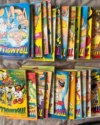 Lotto fumetti Tiramolla anni 90 in blocco