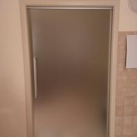 Porta scorrevole in vetro satinato 120 x 210