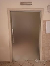 Porta scorrevole in vetro satinato 120 x 210