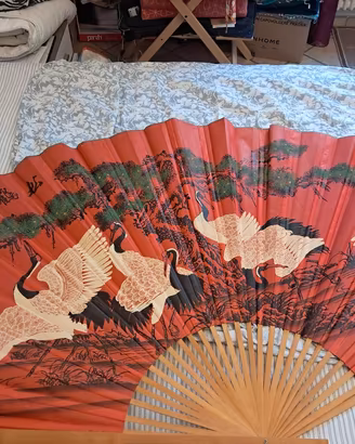 ventaglio gigante da parete  vintage 120 cm  