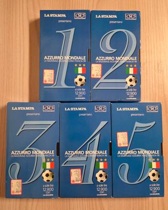 Collezione VHS Mondiali di Calcio sulla Nazionale
