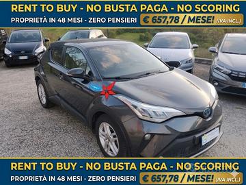 C-HR HYBRID: NOLEGGIO A RISCATTO SENZA BUSTA PAGA 