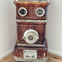 Stufa antica a legna Giacomo Pozzoli