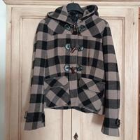 Cappotto corto a quadri donna Please tg. L