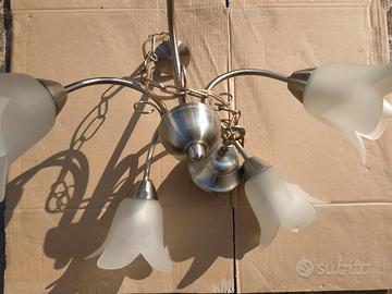 Lampadario a sospensione con 5 luci