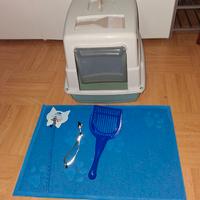 Lettiera gatto chiusa con filtro+RE GALI