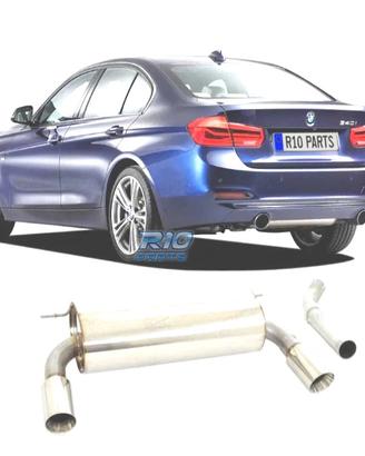 SCARICO SPORTIVO BMW F30 316 320 325 LOOK M DOPPIA