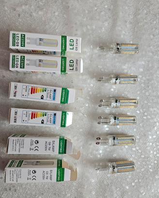 6 lampadine LED 7W attacco G9, marca Silamp