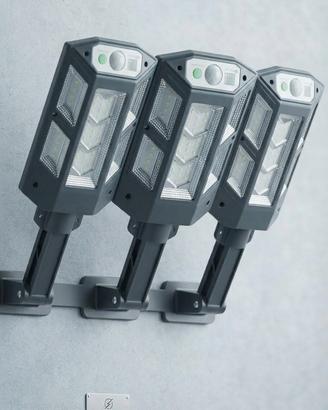 🌟 SET 3 FARETTI SOLARI LED