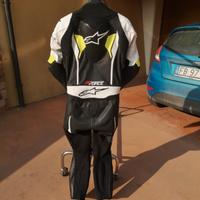 tuta moto 50 alpinestars intera perfetta
