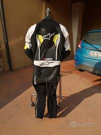 tuta moto 50 alpinestars intera perfetta