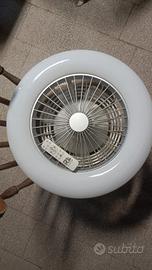 ventilatore con luce a colori